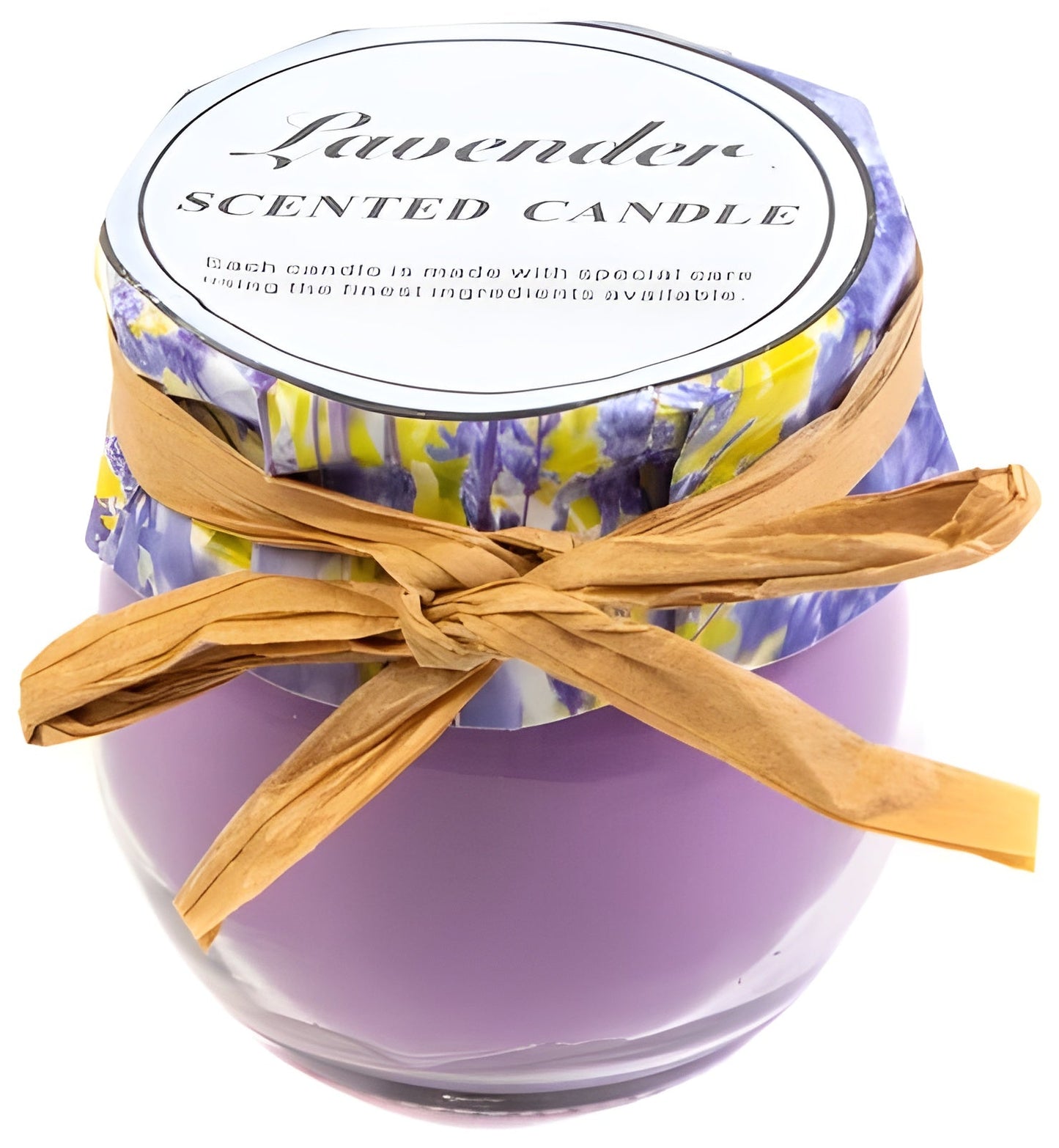 Lavender Scented Candle – Handcrafted Aromatherapy Jar