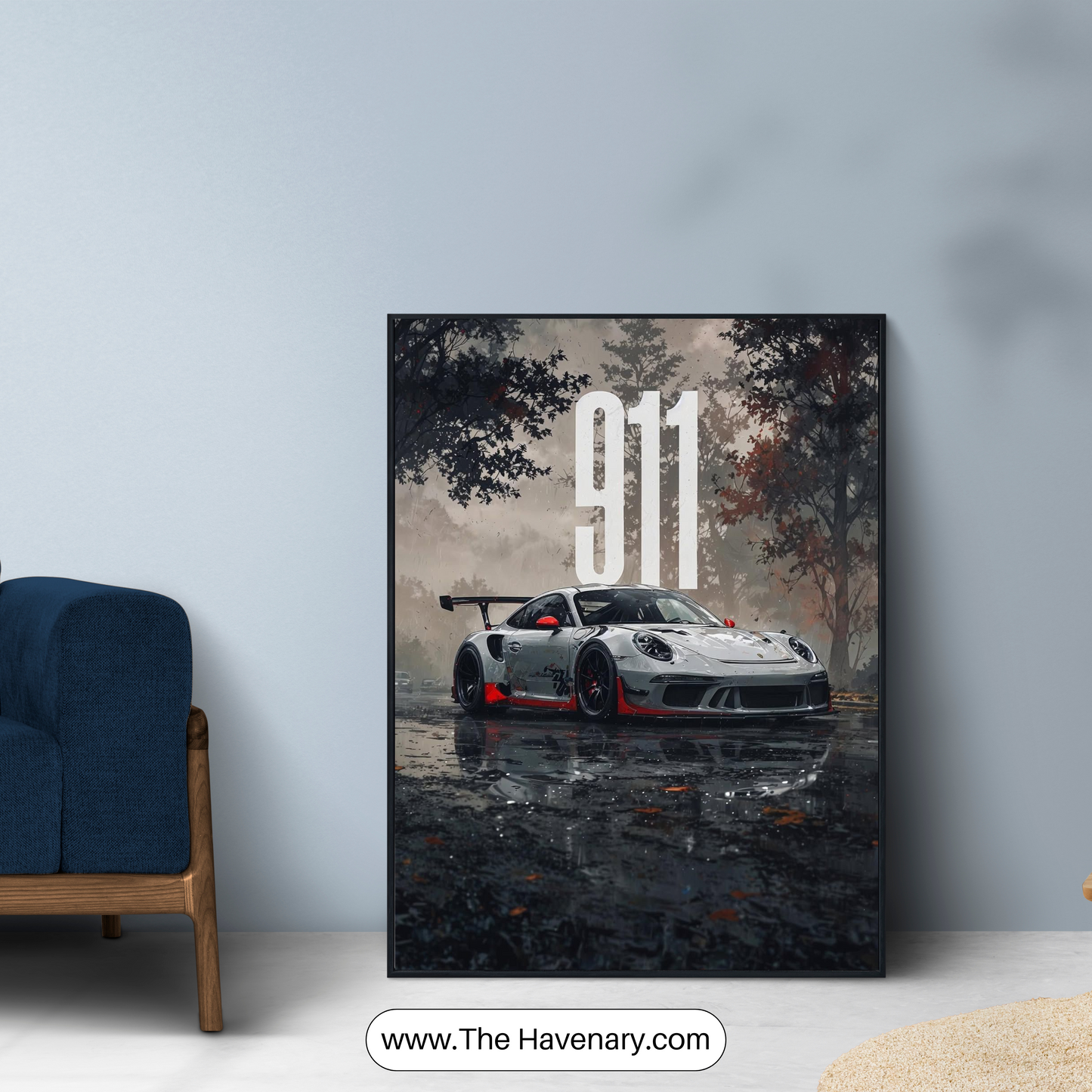 Porsche 911 Wall Art – Luxury Sports Car Canvas Print