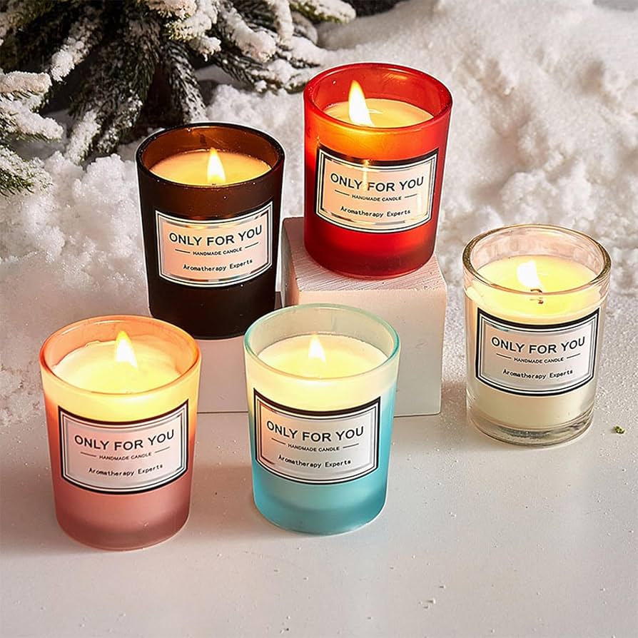 "Only For You" Handmade Aromatherapy Candles – Set the Mood in Style - Set of 2
