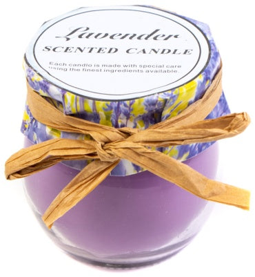 Lavender Scented Candle – Handcrafted Aromatherapy Jar