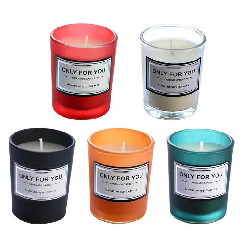 "Only For You" Handmade Aromatherapy Candles – Set the Mood in Style - Set of 2